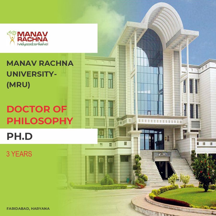 PH.D at Manav Rachna University , Faridabad